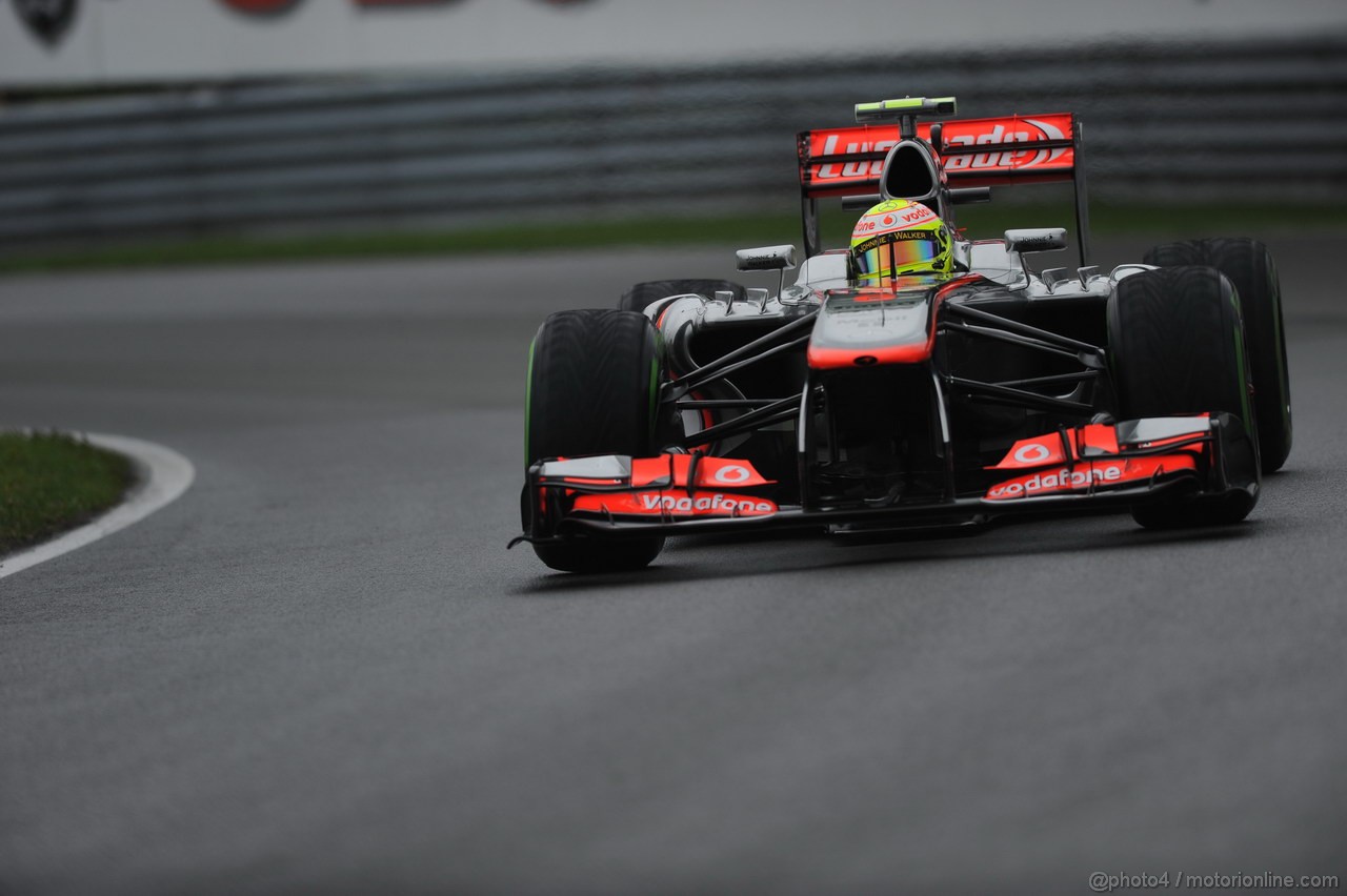 GP CANADA, 08.06.2013- Qualifiche, Sergio Perez (MEX) McLaren MP4-28