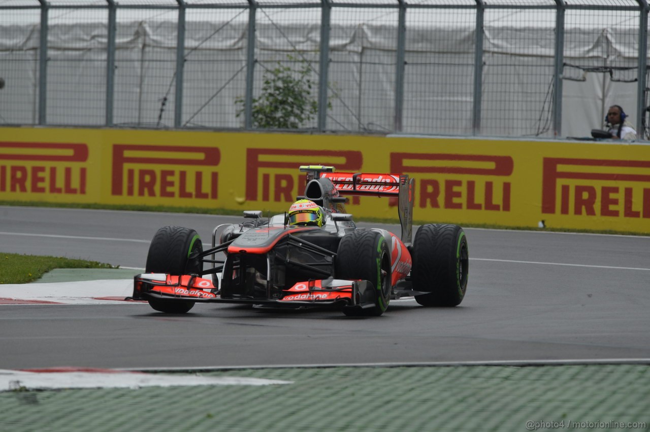 GP CANADA, 08.06.2013- Qualifiche, Sergio Perez (MEX) McLaren MP4-28