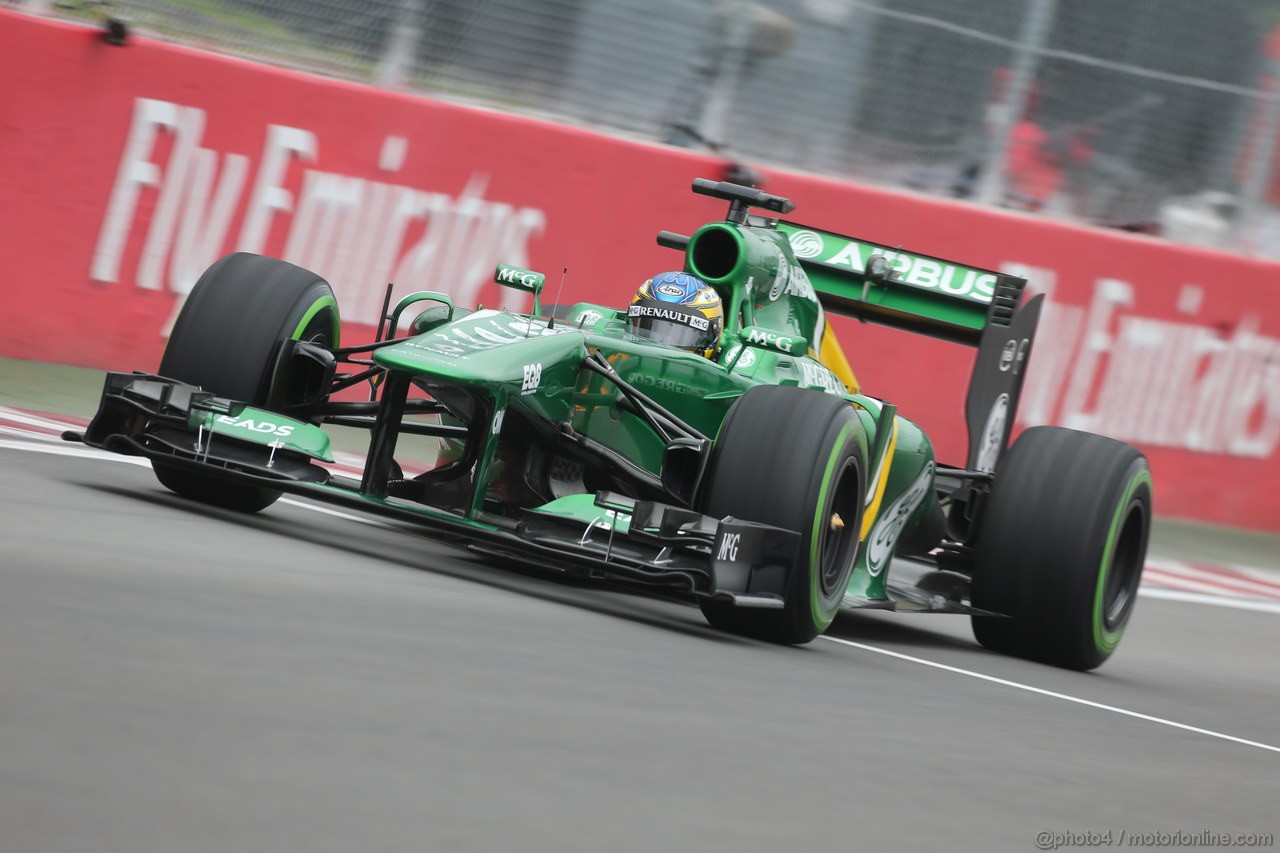GP CANADA, 08.06.2013- Qualifiche, Charles Pic (FRA) Caterham F1 Team CT03
