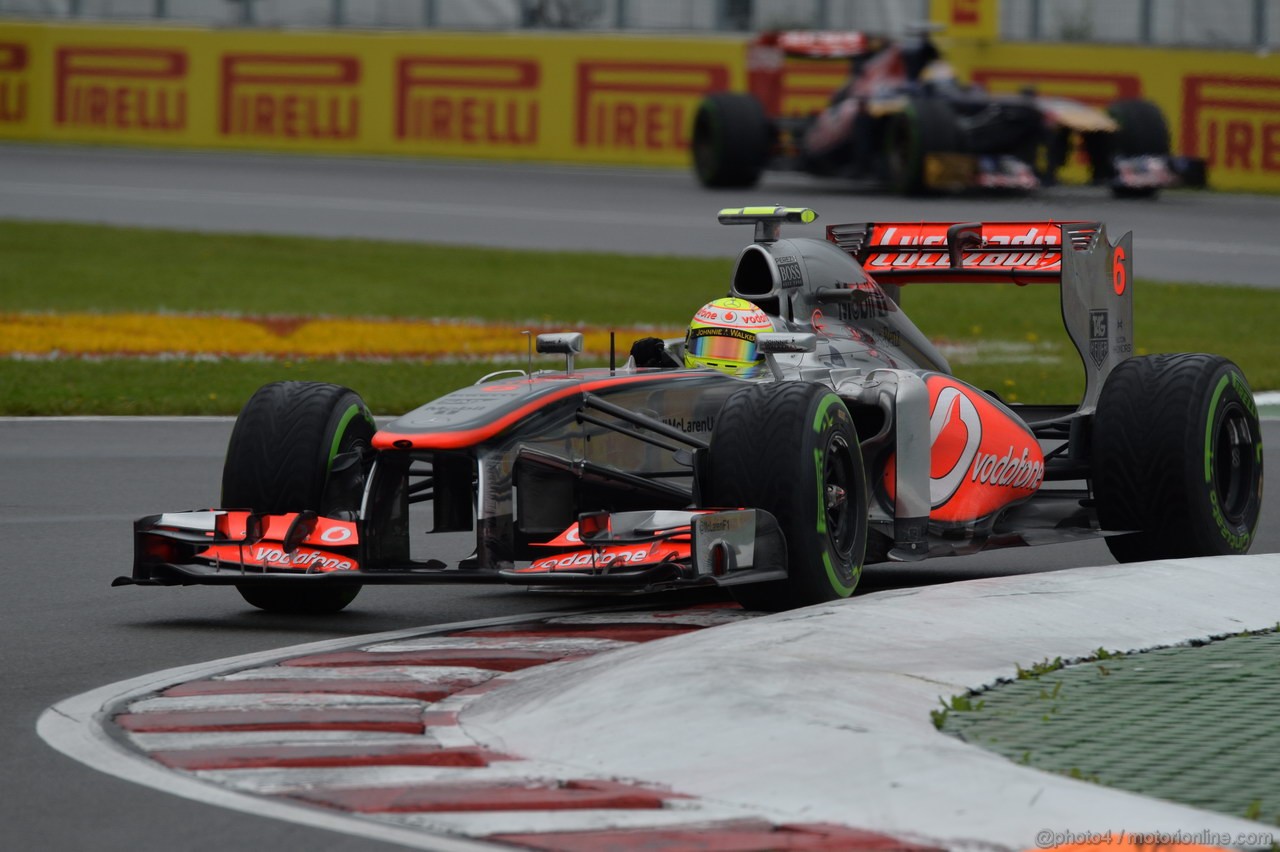 GP CANADA, 08.06.2013- Qualifiche, Sergio Perez (MEX) McLaren MP4-28