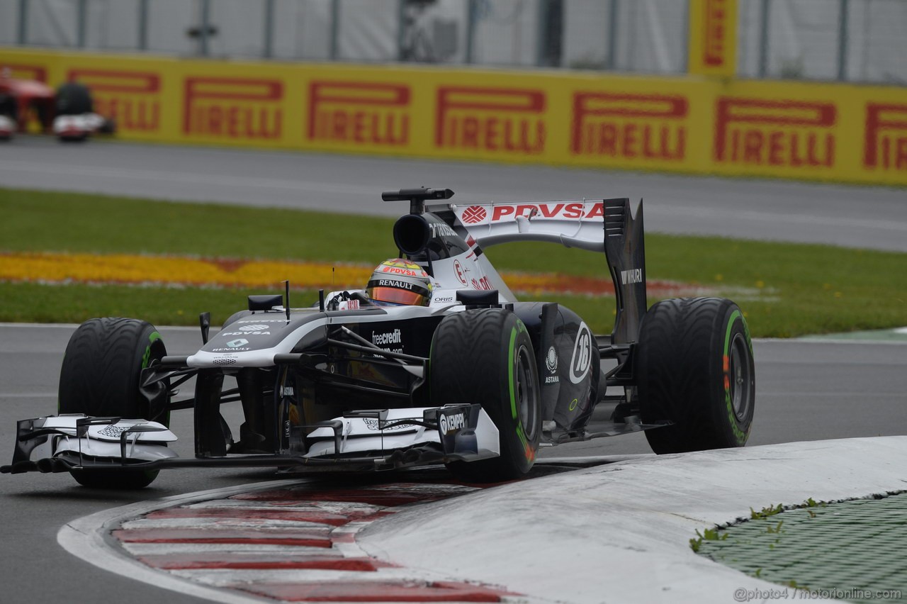 GP CANADA, 08.06.2013- Qualifiche, Pastor Maldonado (VEN) Williams F1 Team FW35