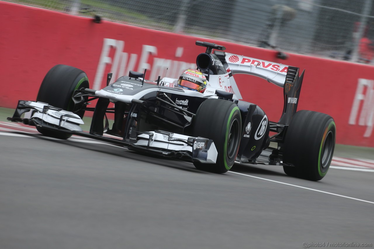 GP CANADA, 08.06.2013- Qualifiche, Pastor Maldonado (VEN) Williams F1 Team FW35