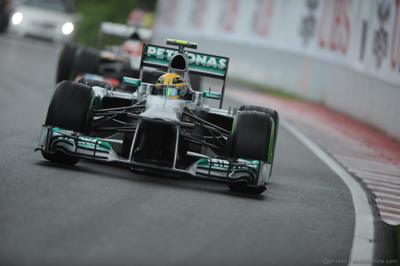 GP CANADA, 08.06.2013- Qualifiche, Lewis Hamilton (GBR) Mercedes AMG F1 W04