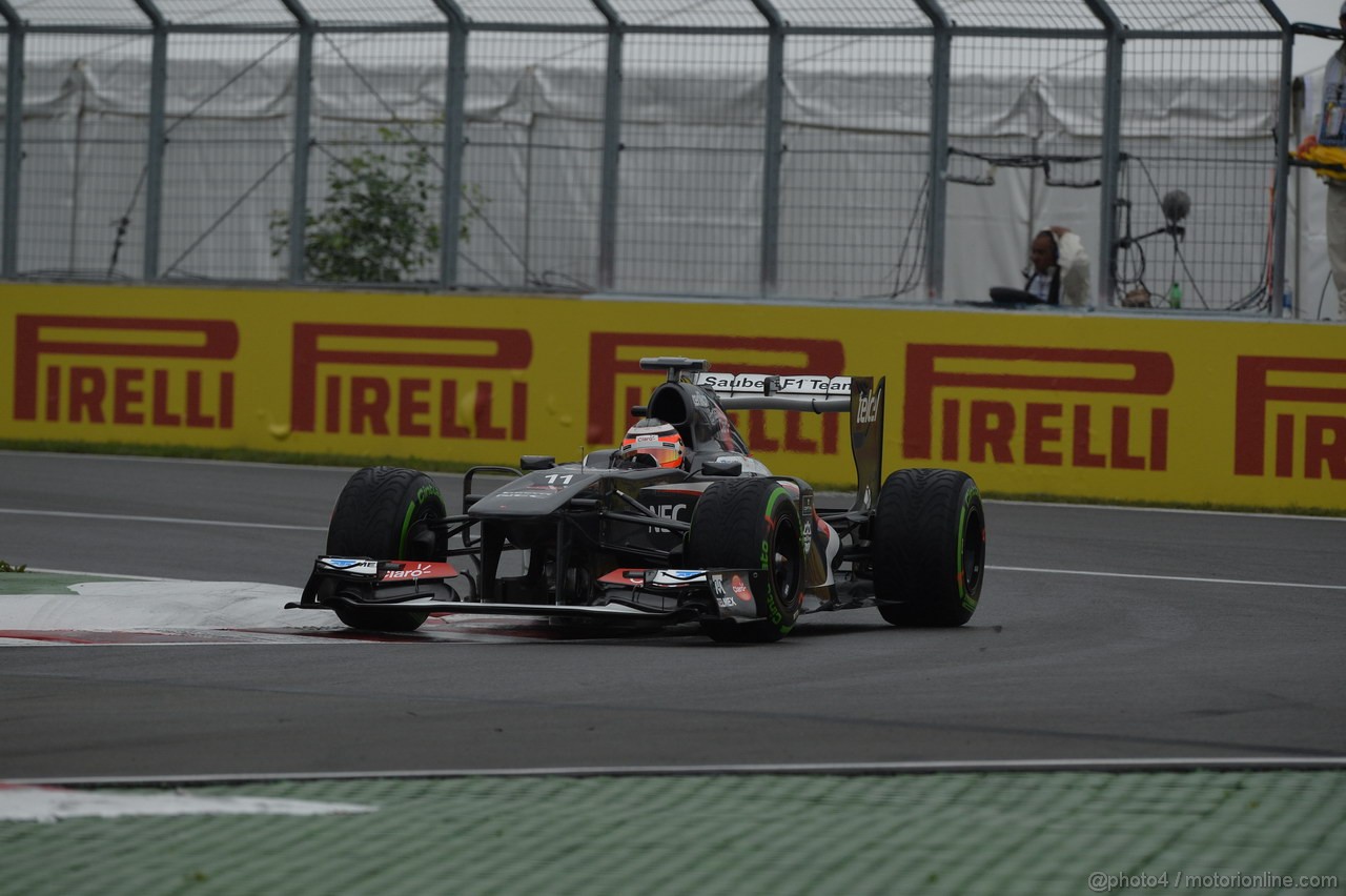 GP CANADA, 08.06.2013- Qualifiche, Nico Hulkenberg (GER) Sauber F1 Team C32