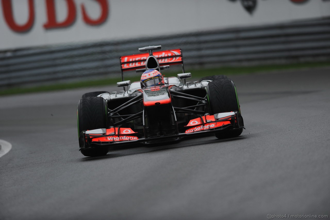 GP CANADA, 08.06.2013- Qualifiche, Jenson Button (GBR) McLaren Mercedes MP4-28
