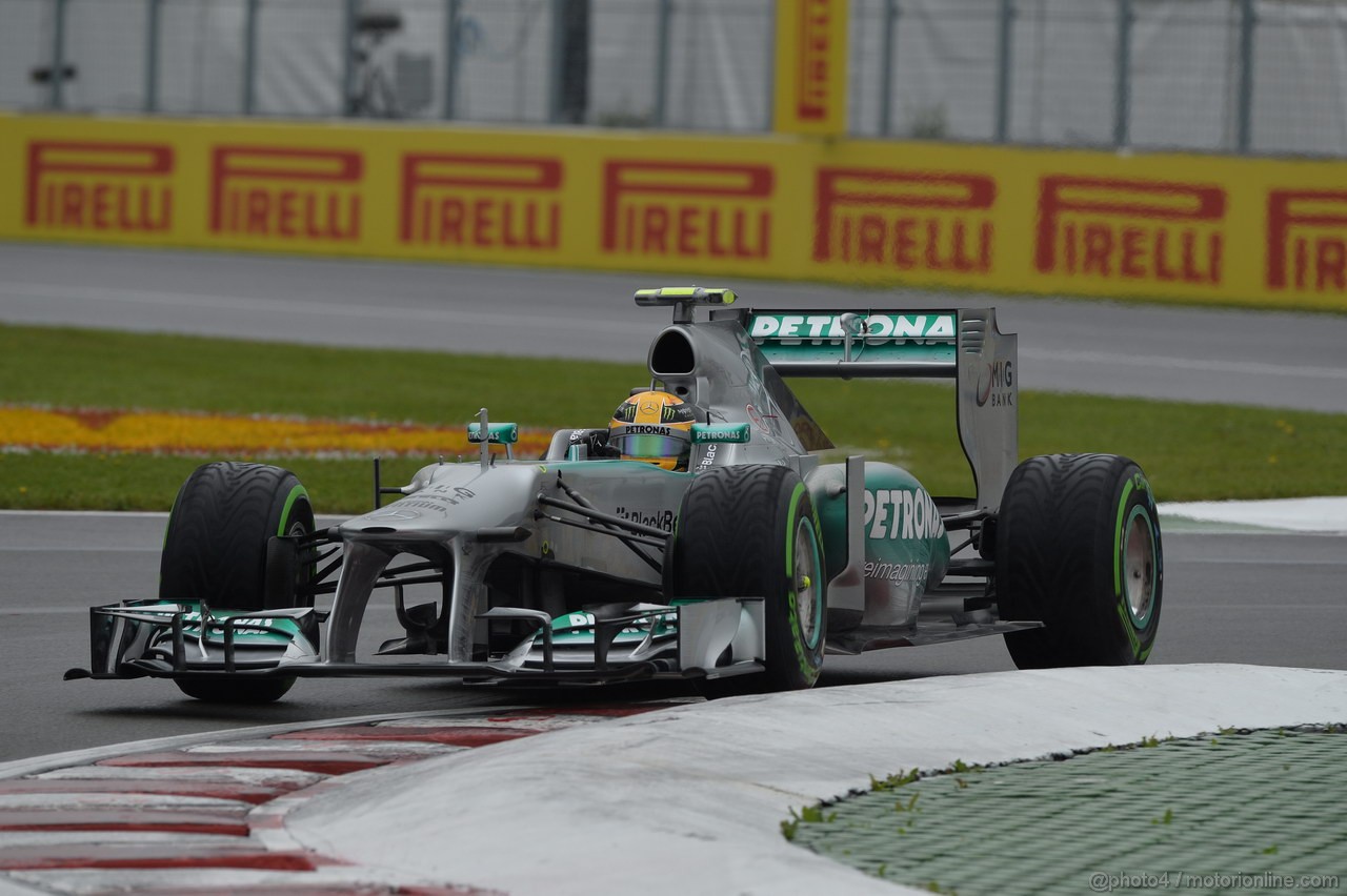 GP CANADA, 08.06.2013- Qualifiche, Lewis Hamilton (GBR) Mercedes AMG F1 W04