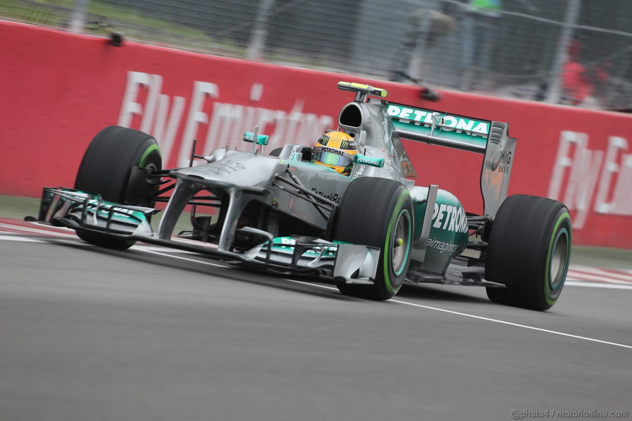 GP CANADA, 08.06.2013- Qualifiche, Lewis Hamilton (GBR) Mercedes AMG F1 W04