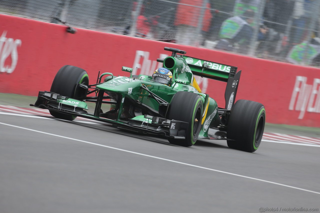 GP CANADA, 08.06.2013- Qualifiche, Giedo Van der Garde (NED), Caterham F1 Team CT03