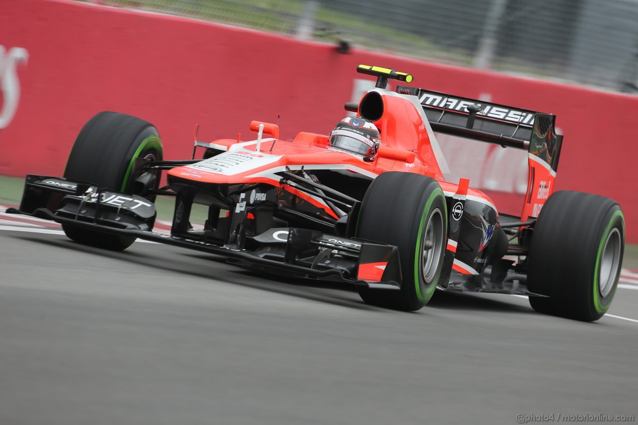 GP CANADA, 08.06.2013- Qualifiche, Max Chilton (GBR), Marussia F1 Team MR02