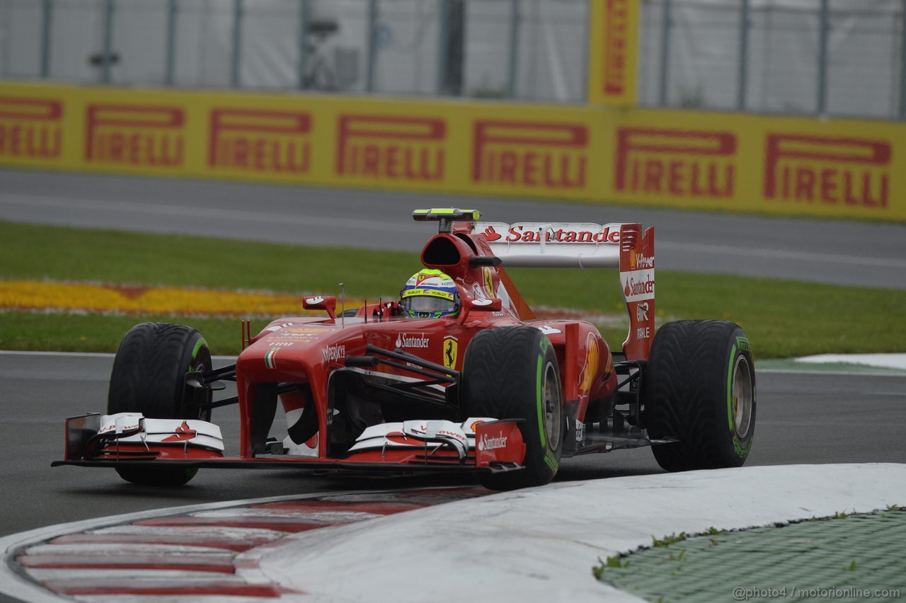 GP CANADA, 08.06.2013- Qualifiche, Felipe Massa (BRA) Ferrari F138
