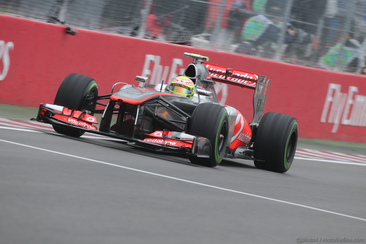 GP CANADA, 08.06.2013- Qualifiche, Sergio Perez (MEX) McLaren MP4-28
