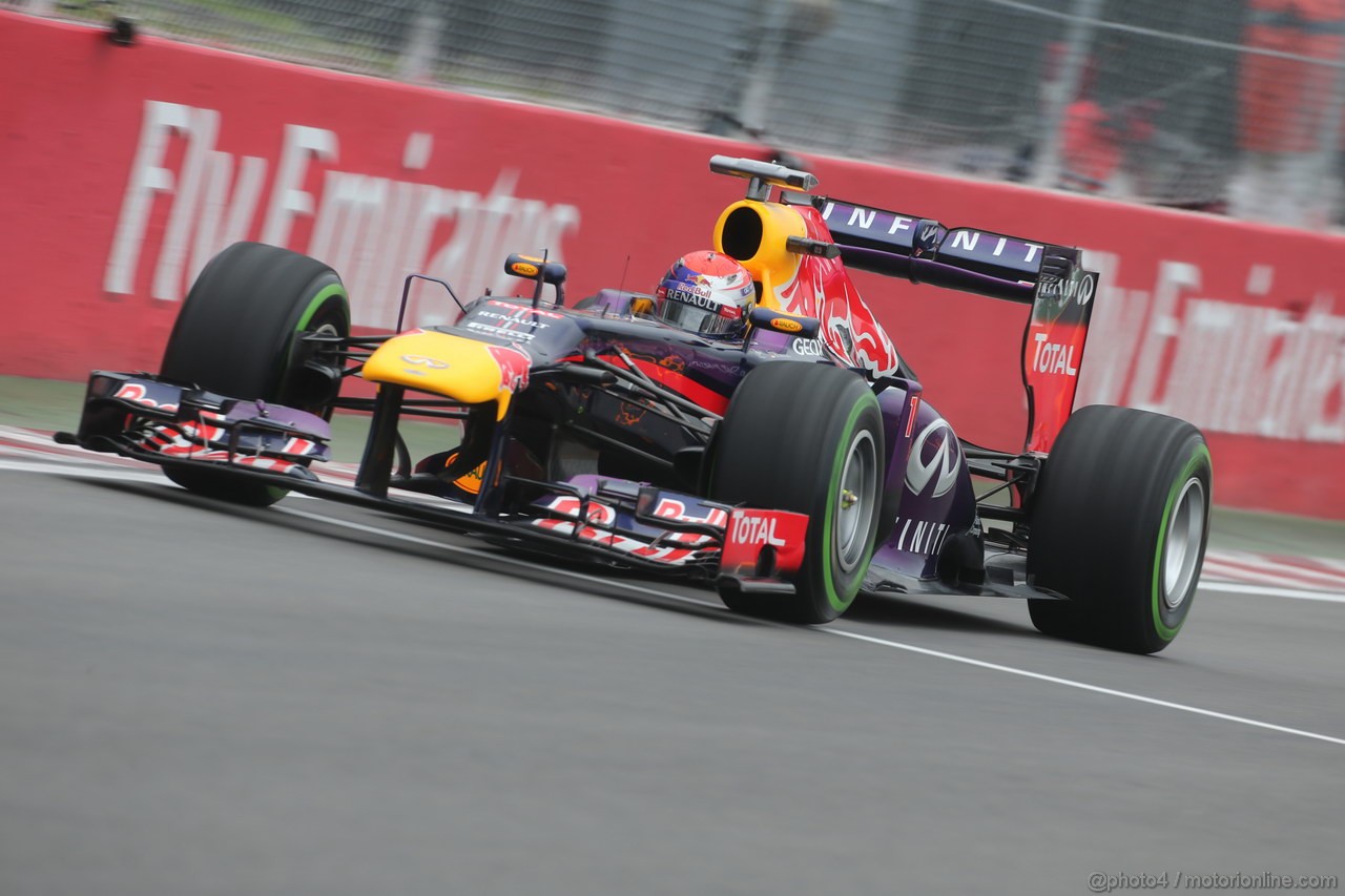 GP CANADA, 08.06.2013- Qualifiche, Sebastian Vettel (GER) Red Bull Racing RB9