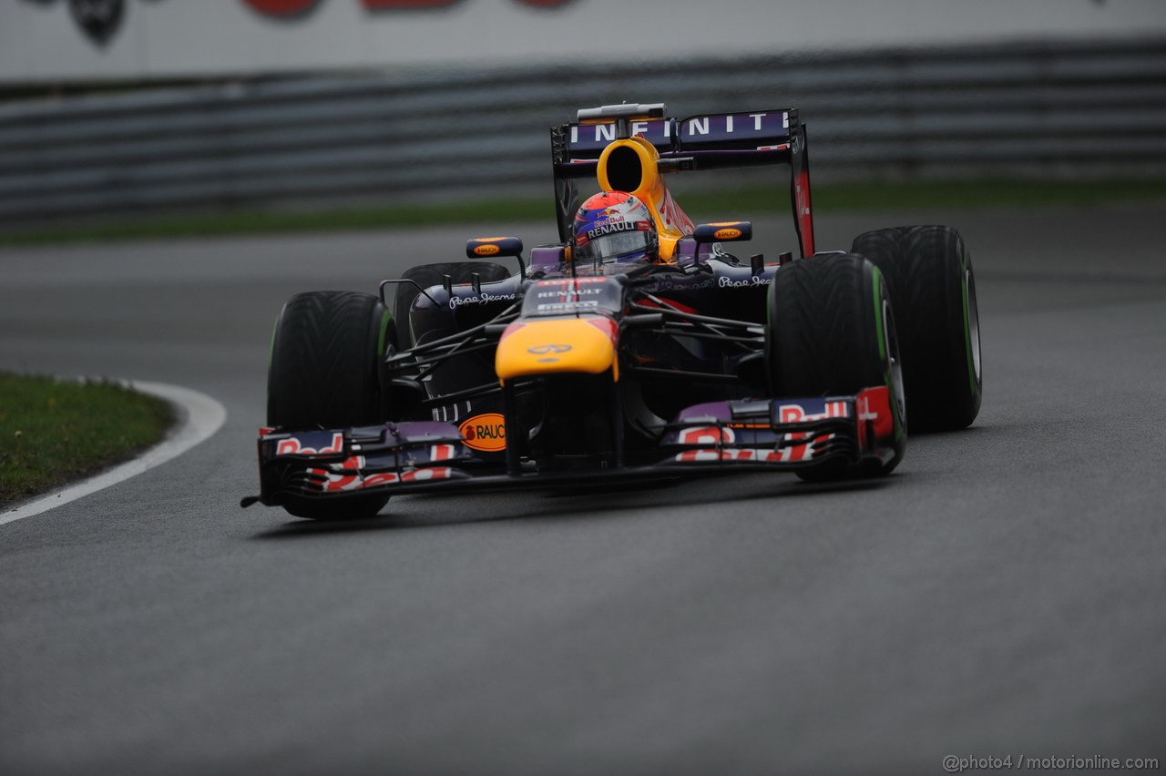 GP CANADA, 08.06.2013- Qualifiche, Sebastian Vettel (GER) Red Bull Racing RB9