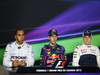 GP CANADA, 08.06.2013- Qualifiche Press Conference, Pole: Sebastian Vettel (GER) Red Bull Racing RB9, 2nd Lewis Hamilton (GBR) Mercedes AMG F1 W04, 3rd Valtteri Bottas (FIN), Williams F1 Team FW35 