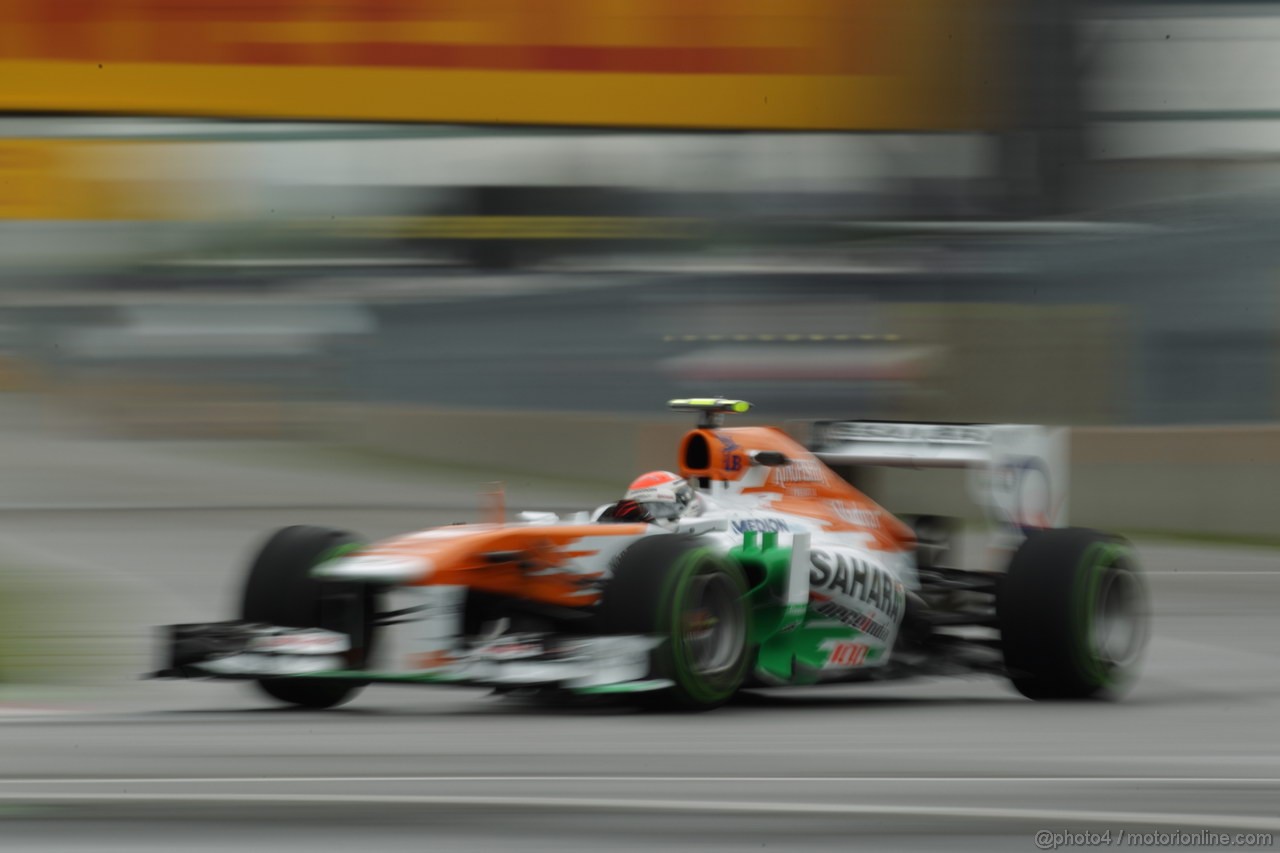 GP CANADA, 07.06.2013- Prove Libere 1, Adrian Sutil (GER), Sahara Force India F1 Team VJM06 