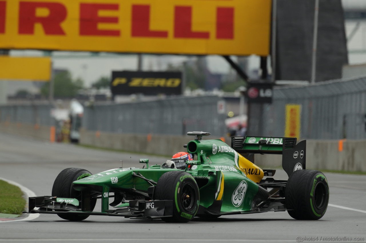 GP CANADA, 07.06.2013- Prove Libere 1, Charles Pic (FRA) Caterham F1 Team CT03 