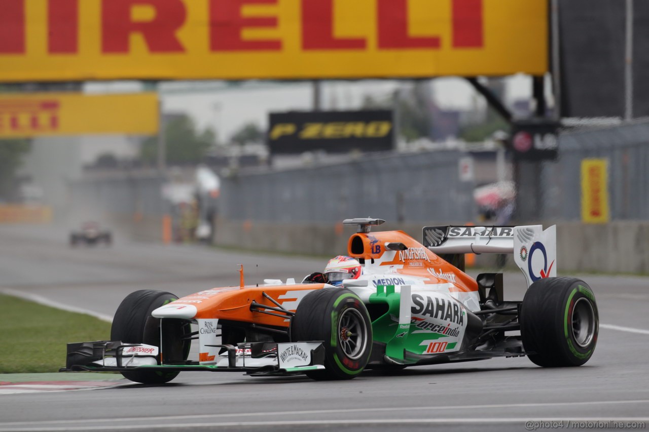 GP CANADA, 07.06.2013- Prove Libere 1, Paul di Resta (GBR) Sahara Force India F1 Team VJM06