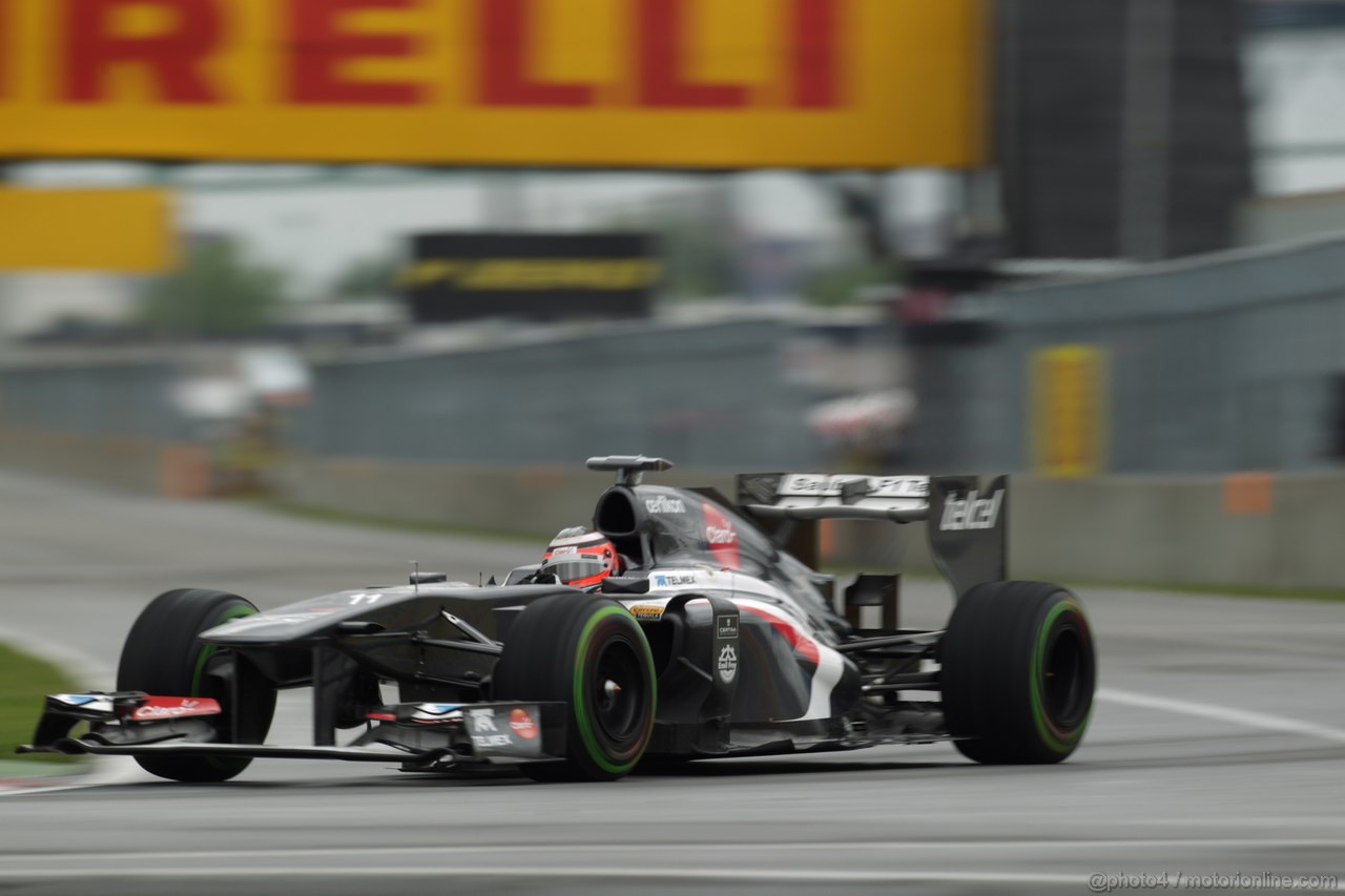 GP CANADA, 07.06.2013- Prove Libere 1, Nico Hulkenberg (GER) Sauber F1 Team C32