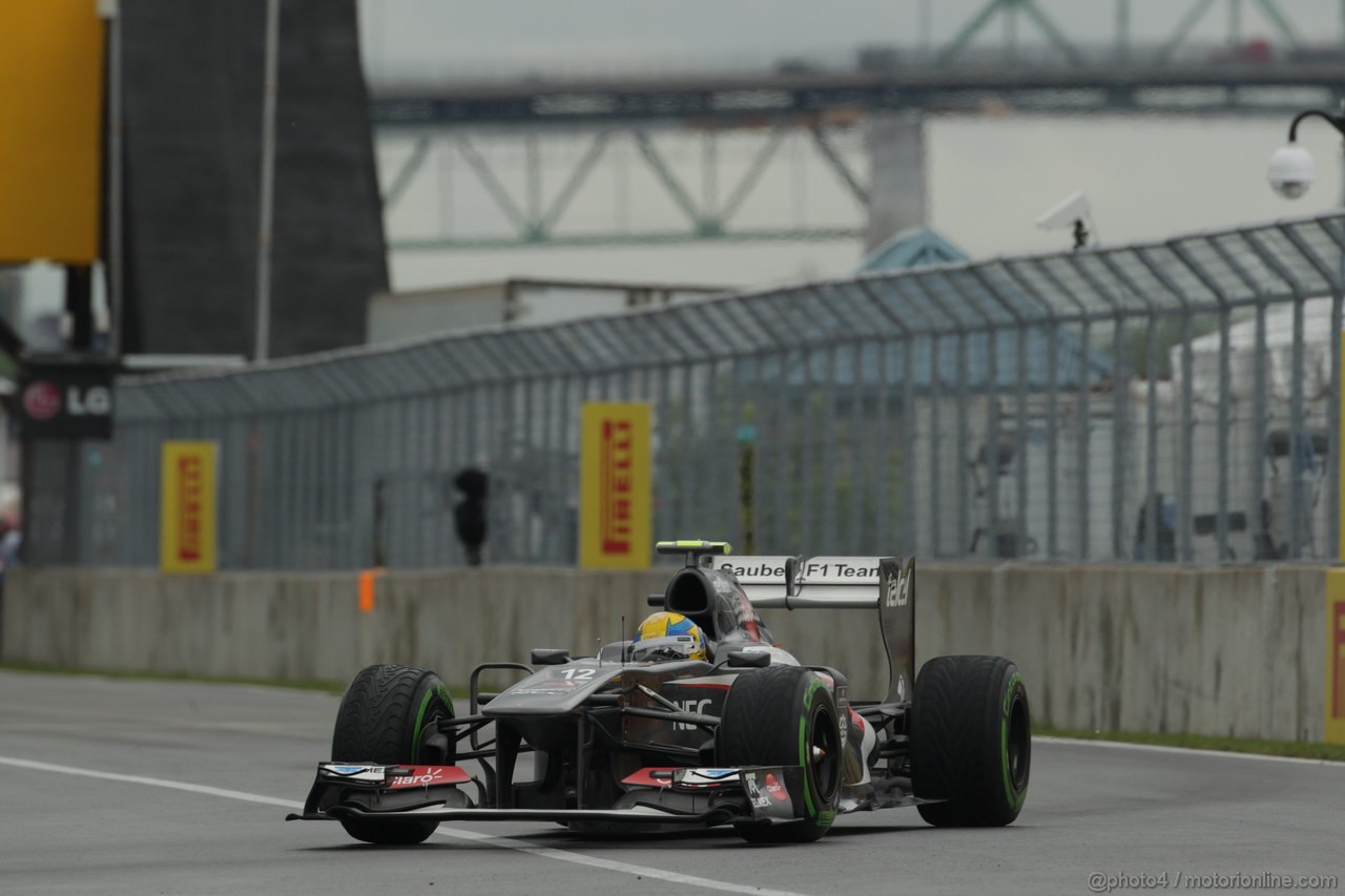 GP CANADA, 07.06.2013- Prove Libere 1, Esteban Gutierrez (MEX), Sauber F1 Team C32