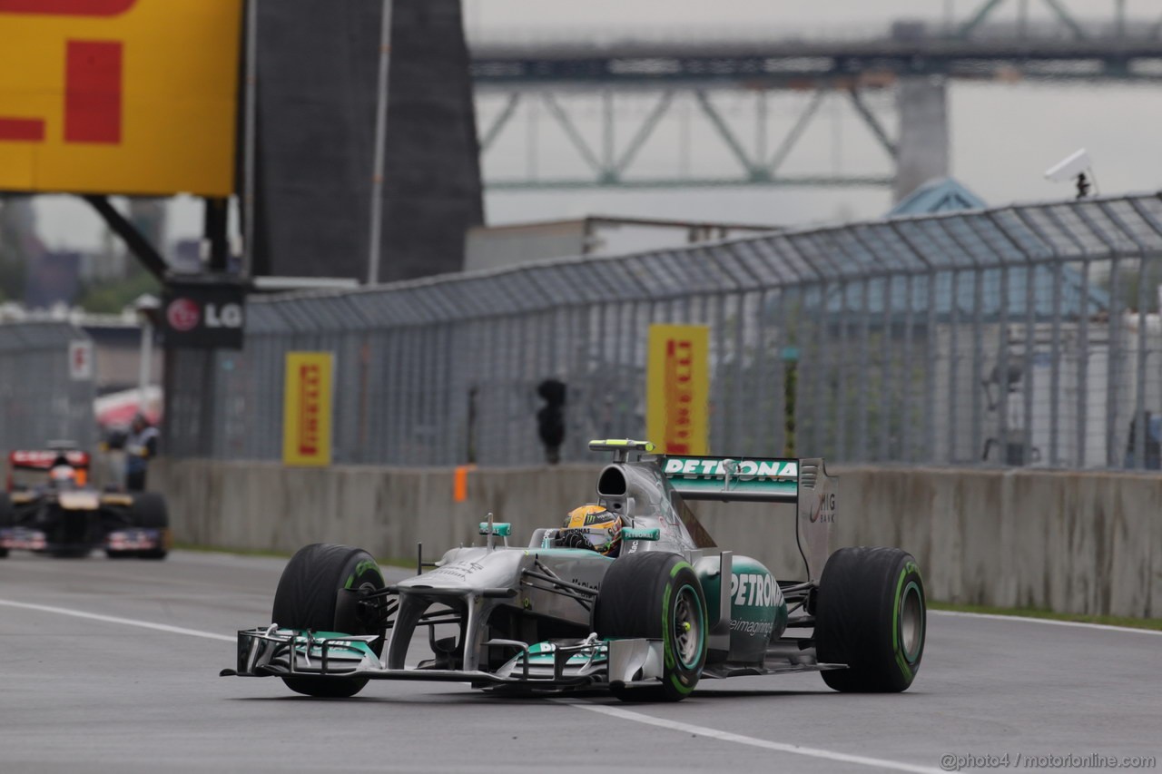 GP CANADA, 07.06.2013- Prove Libere 1, Lewis Hamilton (GBR) Mercedes AMG F1 W04