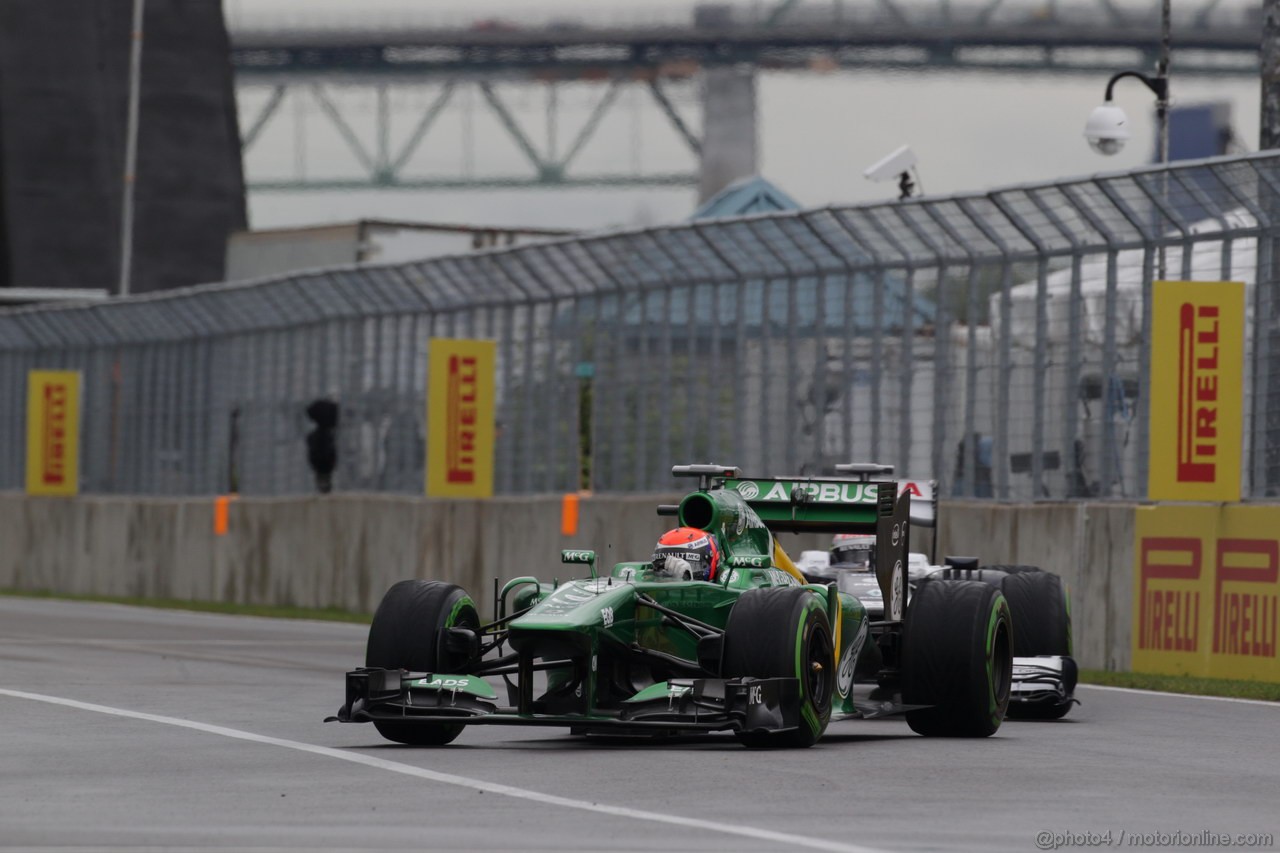 GP CANADA, 07.06.2013- Prove Libere 1, Charles Pic (FRA) Caterham F1 Team CT03 