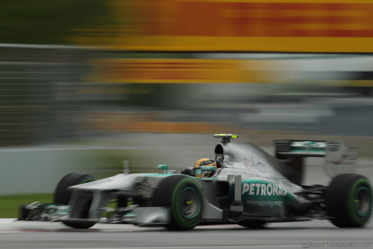 GP CANADA, 07.06.2013- Prove Libere 1, Lewis Hamilton (GBR) Mercedes AMG F1 W04