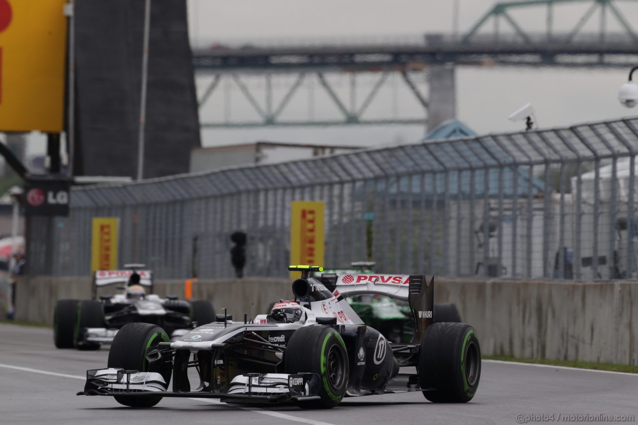 GP CANADA, 07.06.2013- Prove Libere 1,  Valtteri Bottas (FIN), Williams F1 Team FW35 