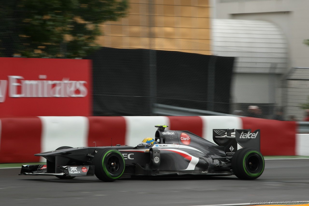 GP CANADA, 07.06.2013- Prove Libere 1, Esteban Gutierrez (MEX), Sauber F1 Team C32 