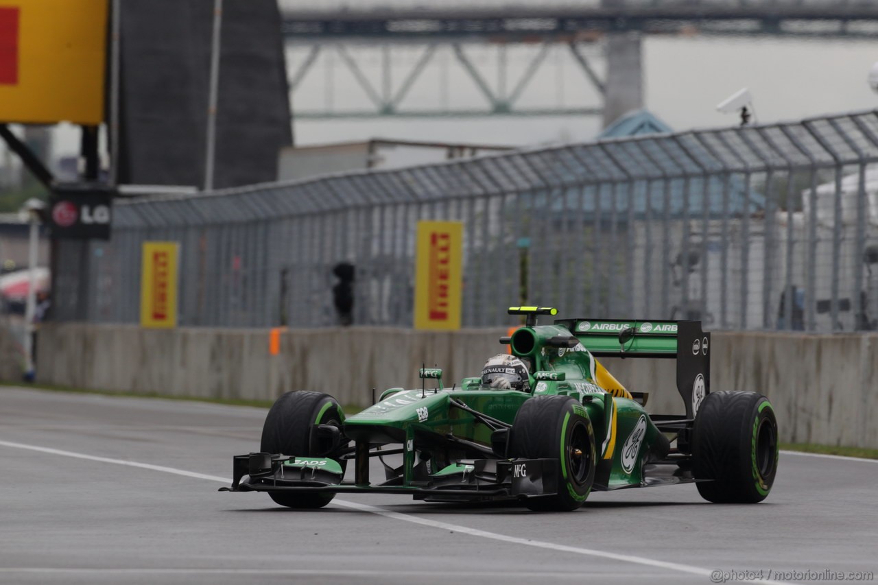 GP CANADA, 07.06.2013- Prove Libere 1, Giedo Van der Garde (NED), Caterham F1 Team CT03 