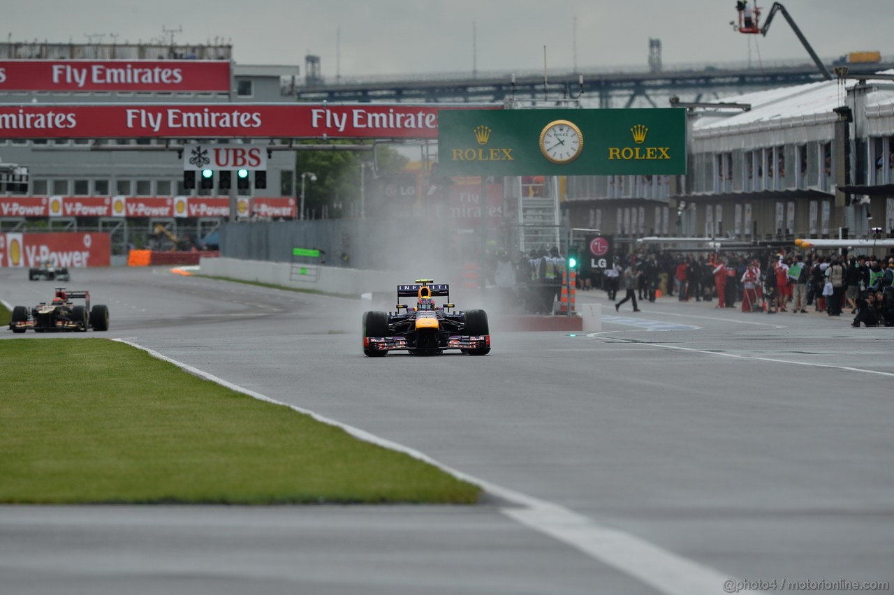 GP CANADA, 07.06.2013- Prove Libere 1, Mark Webber (AUS) Red Bull Racing RB9