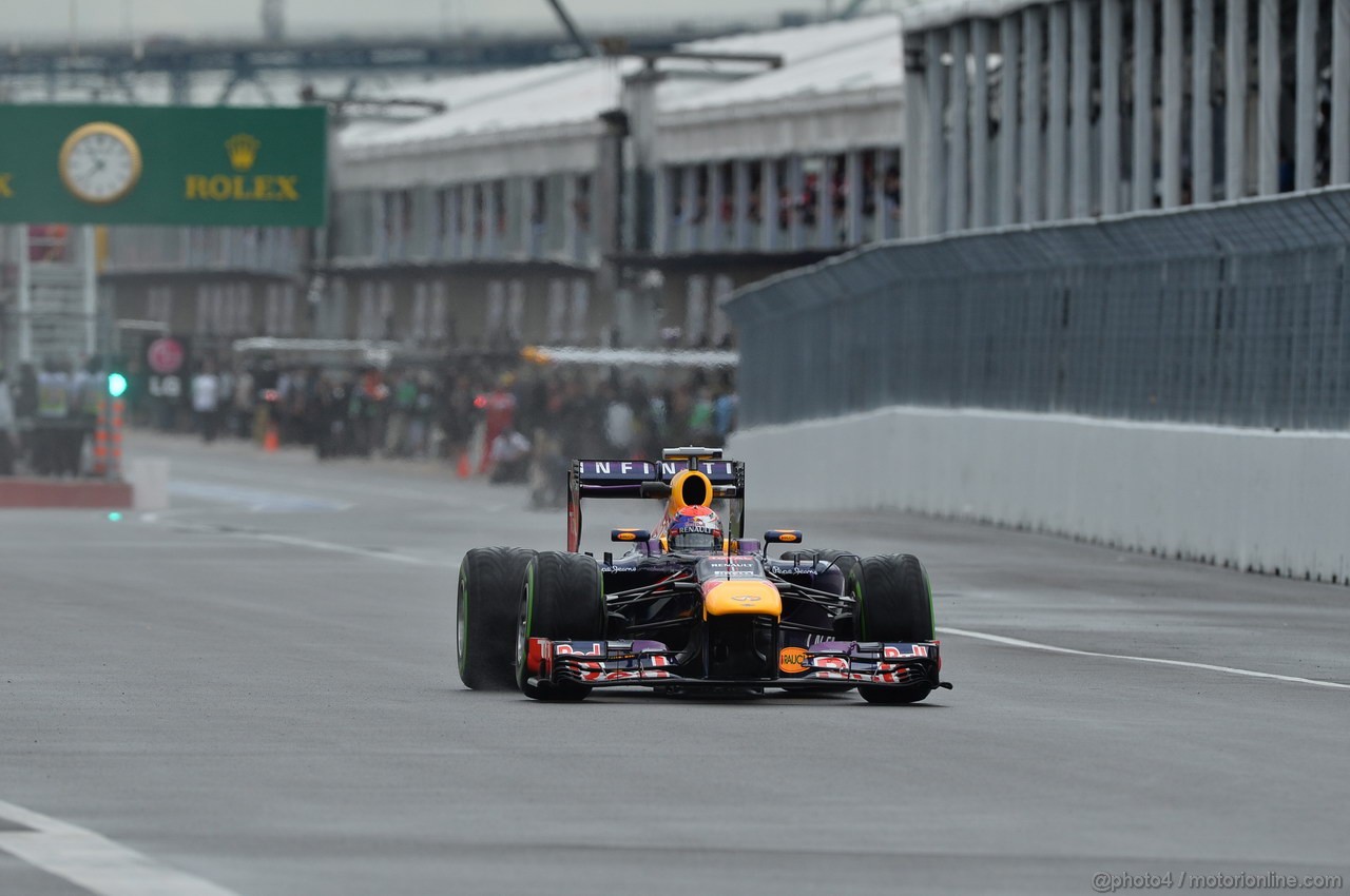 GP CANADA, 07.06.2013- Prove Libere 1,  Sebastian Vettel (GER) Red Bull Racing RB9