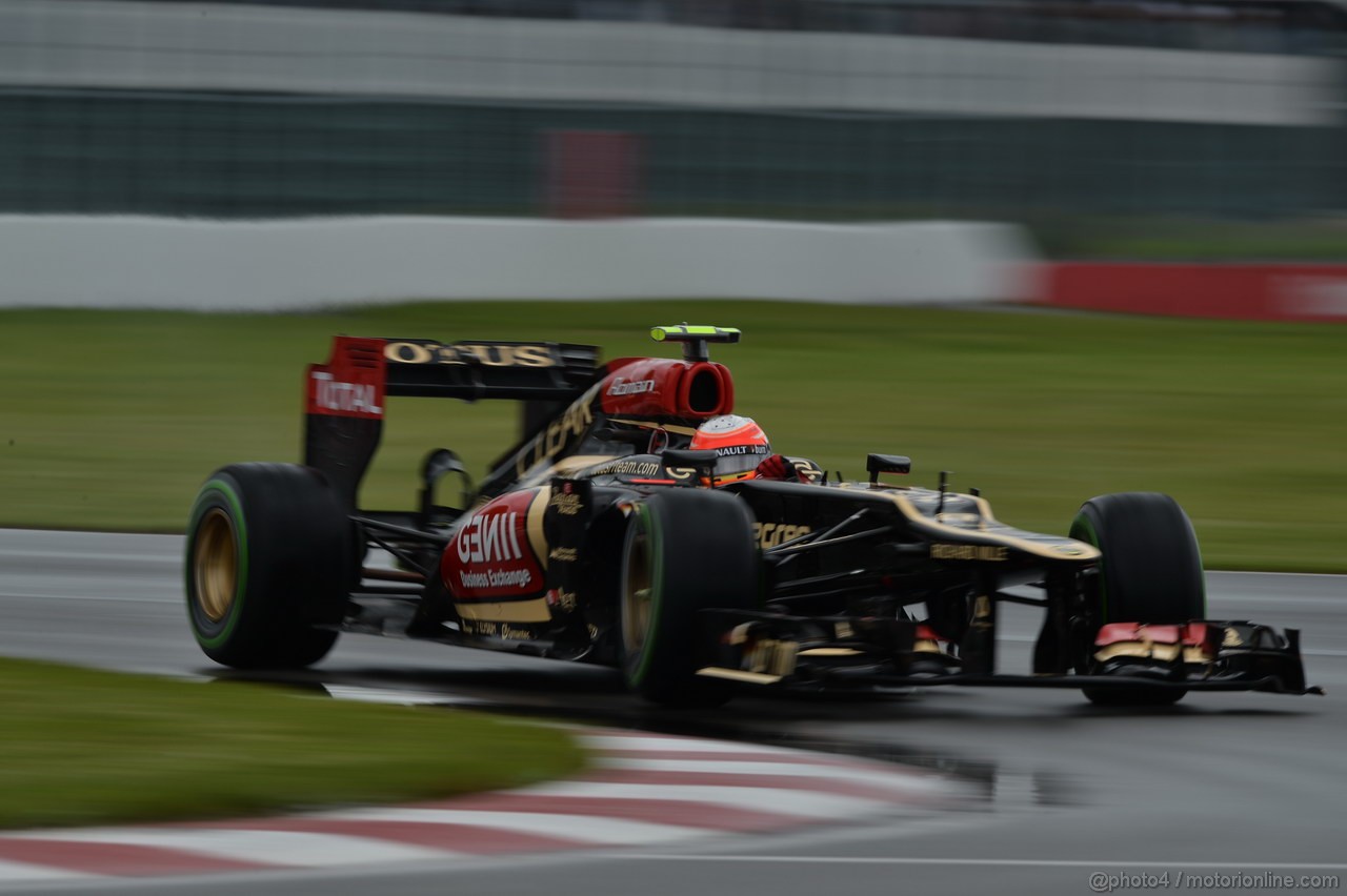 GP CANADA, 07.06.2013- Prove Libere 1, Romain Grosjean (FRA) Lotus F1 Team E213 