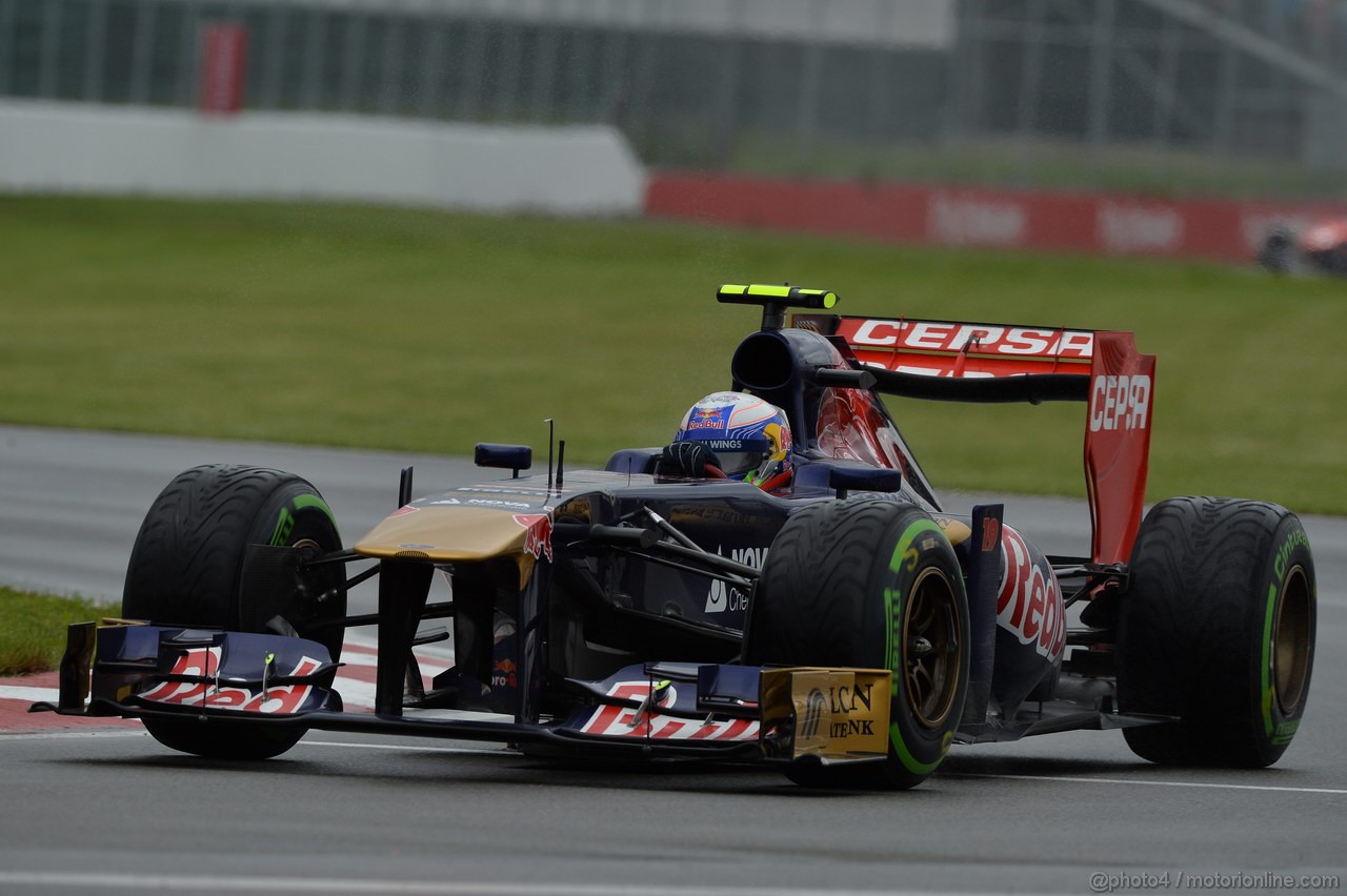GP CANADA, 07.06.2013- Prove Libere 1, Daniel Ricciardo (AUS) Scuderia Toro Rosso STR8 