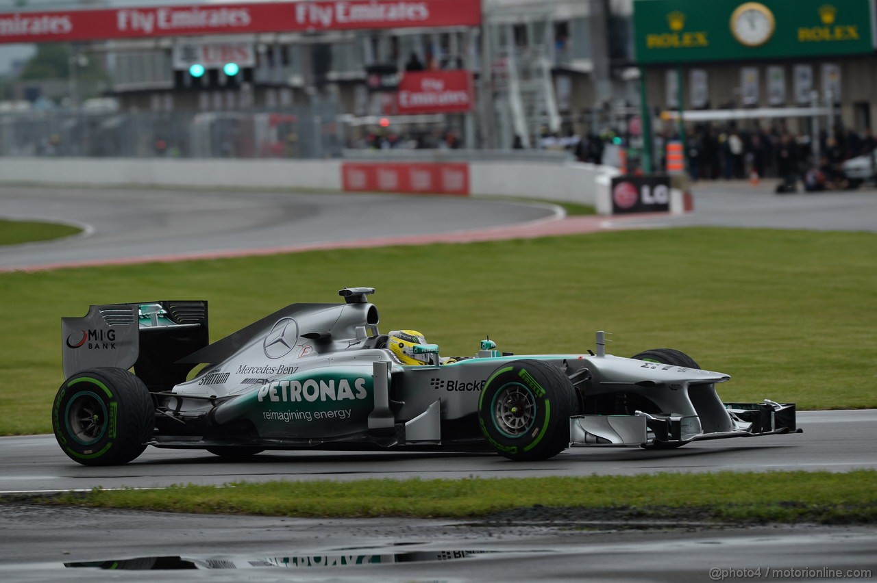 GP CANADA, 07.06.2013- Prove Libere 1, Nico Rosberg (GER) Mercedes AMG F1 W04