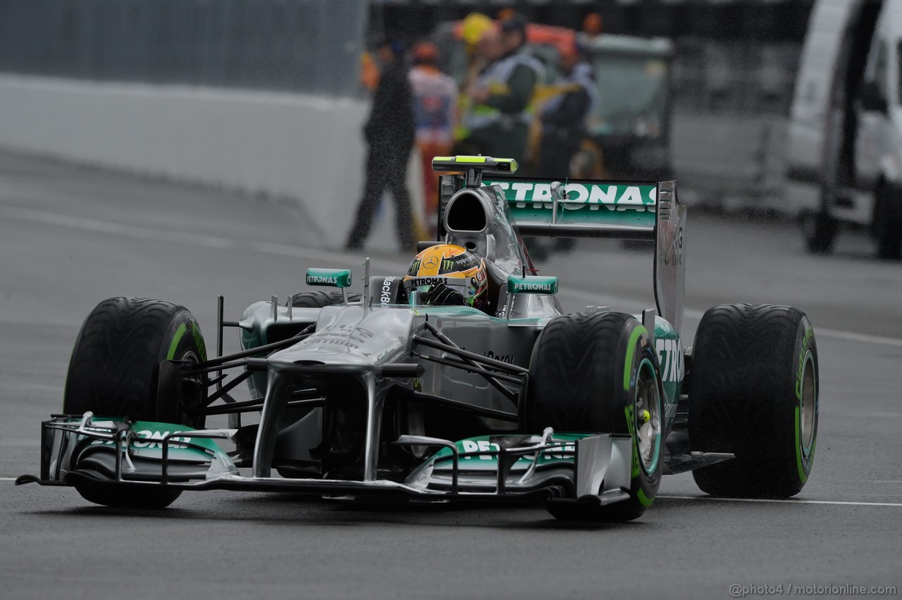 GP CANADA, 07.06.2013- Prove Libere 1, Lewis Hamilton (GBR) Mercedes AMG F1 W04