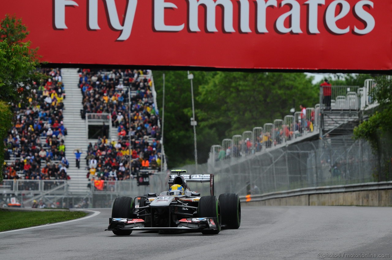 GP CANADA, 07.06.2013- Prove Libere 1, Esteban Gutierrez (MEX), Sauber F1 Team C32 