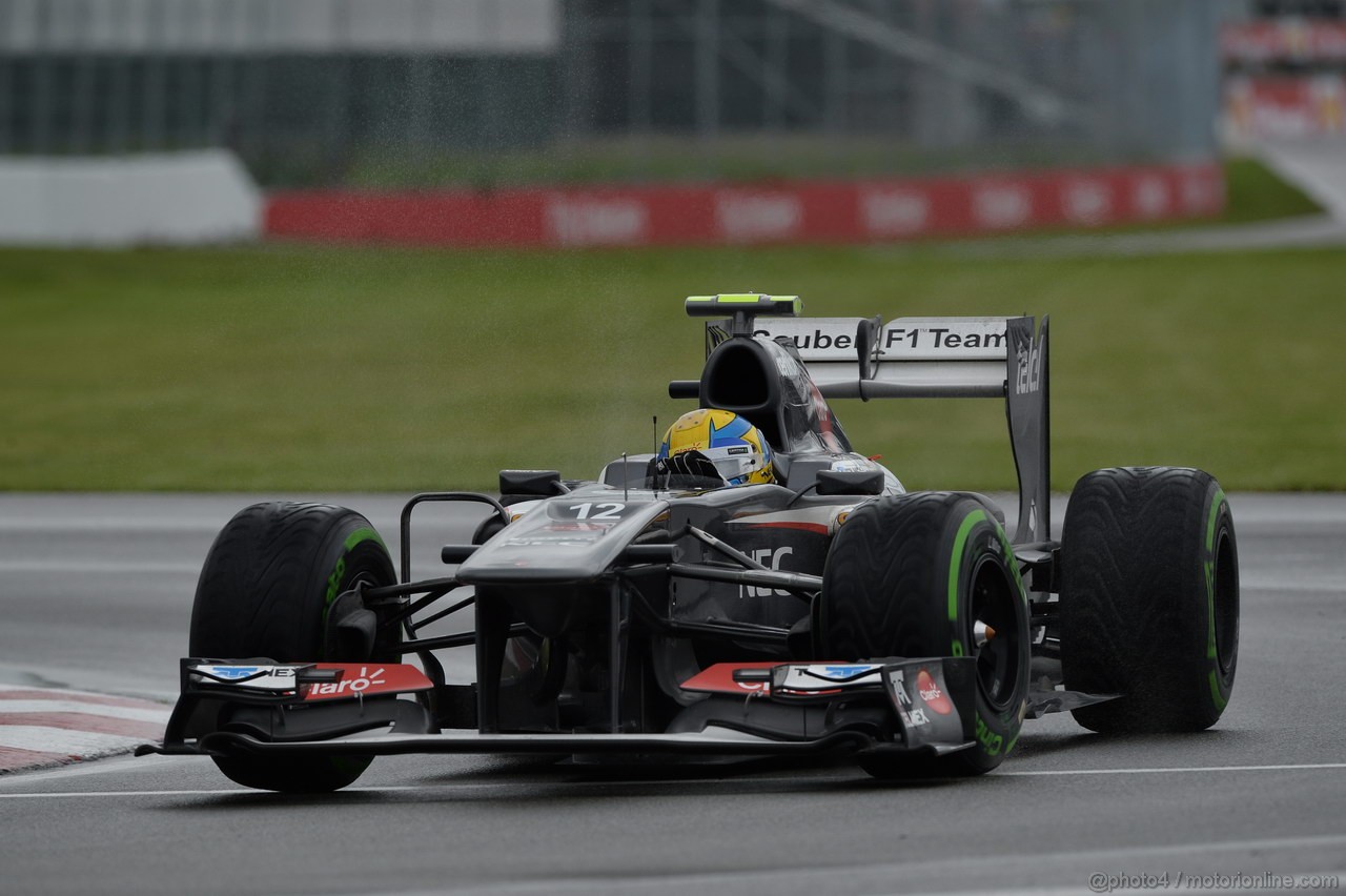 GP CANADA, 07.06.2013- Prove Libere 1, Esteban Gutierrez (MEX), Sauber F1 Team C32 