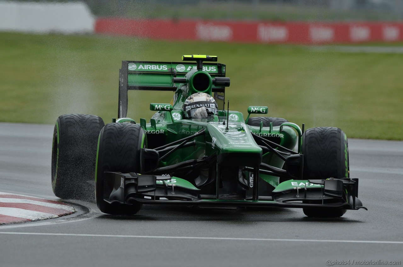 GP CANADA, 07.06.2013- Prove Libere 1,  Giedo Van der Garde (NED), Caterham F1 Team CT03