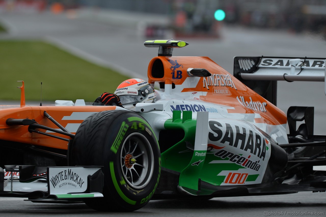 GP CANADA, 07.06.2013- Prove Libere 1, Adrian Sutil (GER), Sahara Force India F1 Team VJM06 