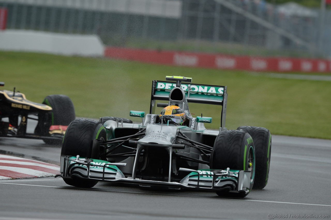 GP CANADA, 07.06.2013- Prove Libere 1, Lewis Hamilton (GBR) Mercedes AMG F1 W04