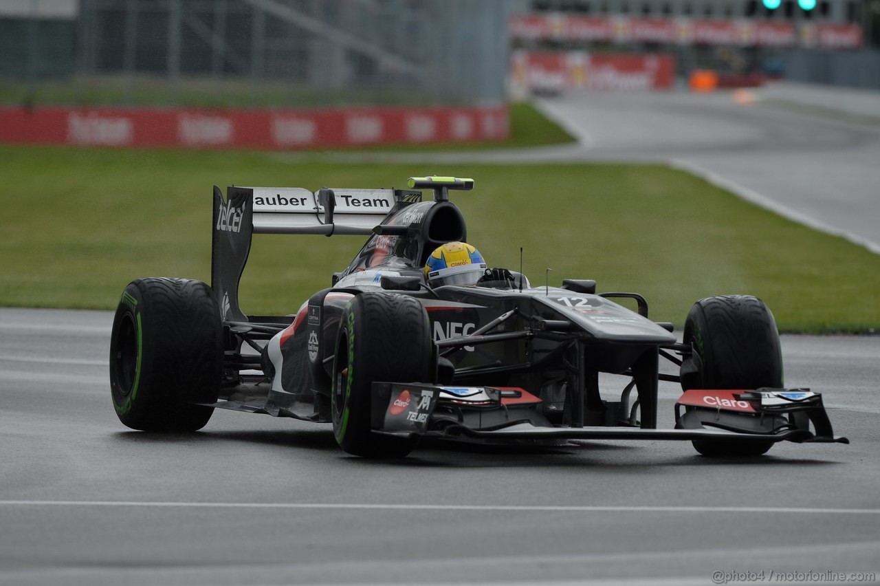 GP CANADA, 07.06.2013- Prove Libere 1, Esteban Gutierrez (MEX), Sauber F1 Team C32 