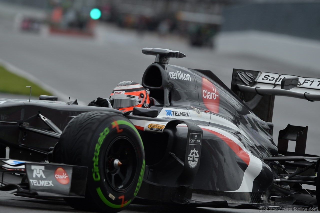 GP CANADA, 07.06.2013- Prove Libere 1, Nico Hulkenberg (GER) Sauber F1 Team C32 