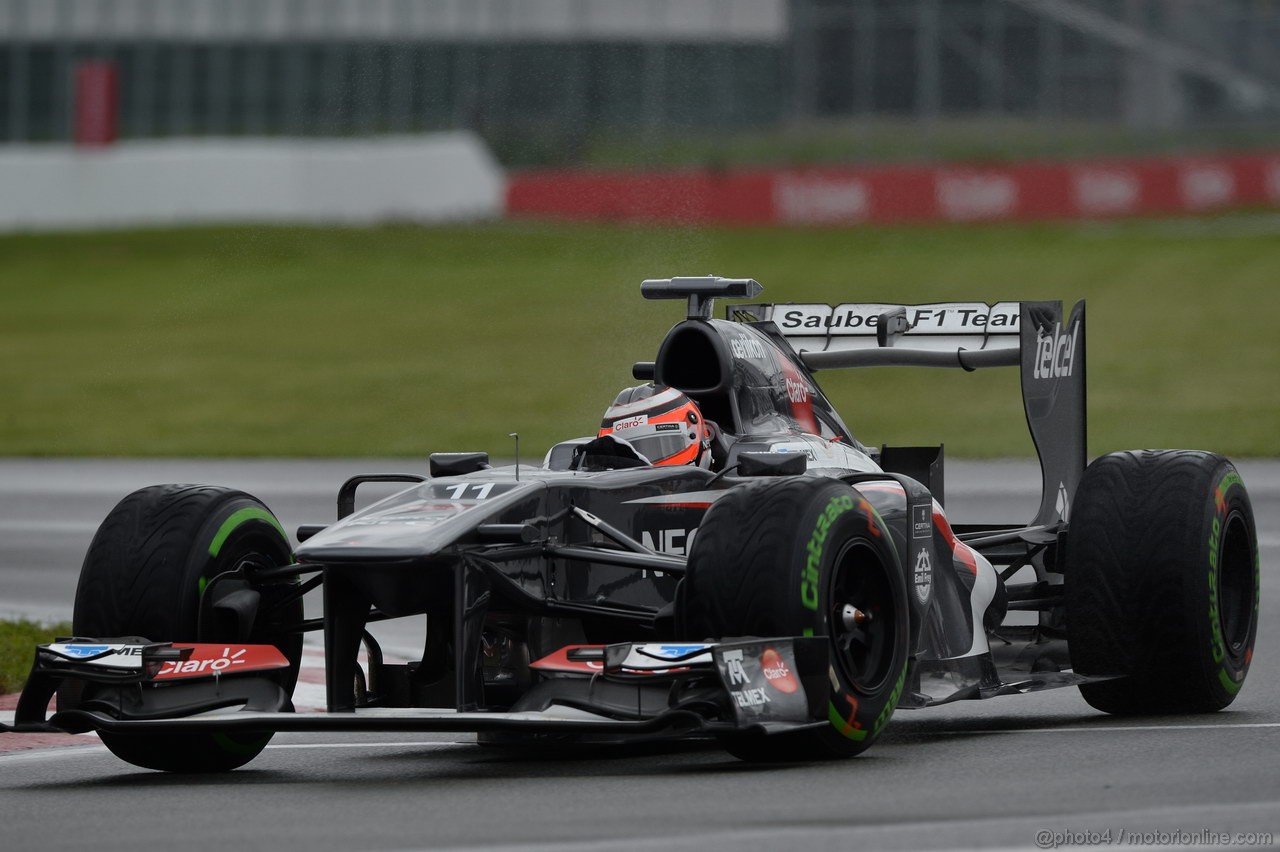 GP CANADA, 07.06.2013- Prove Libere 1, Nico Hulkenberg (GER) Sauber F1 Team C32 