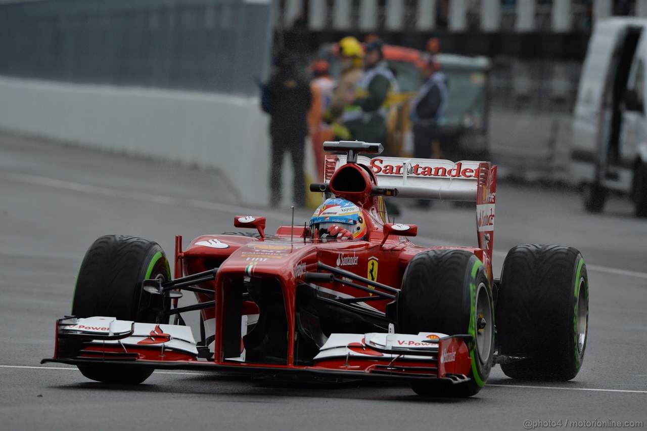 GP CANADA, 07.06.2013- Prove Libere 1, Fernando Alonso (ESP) Ferrari F138