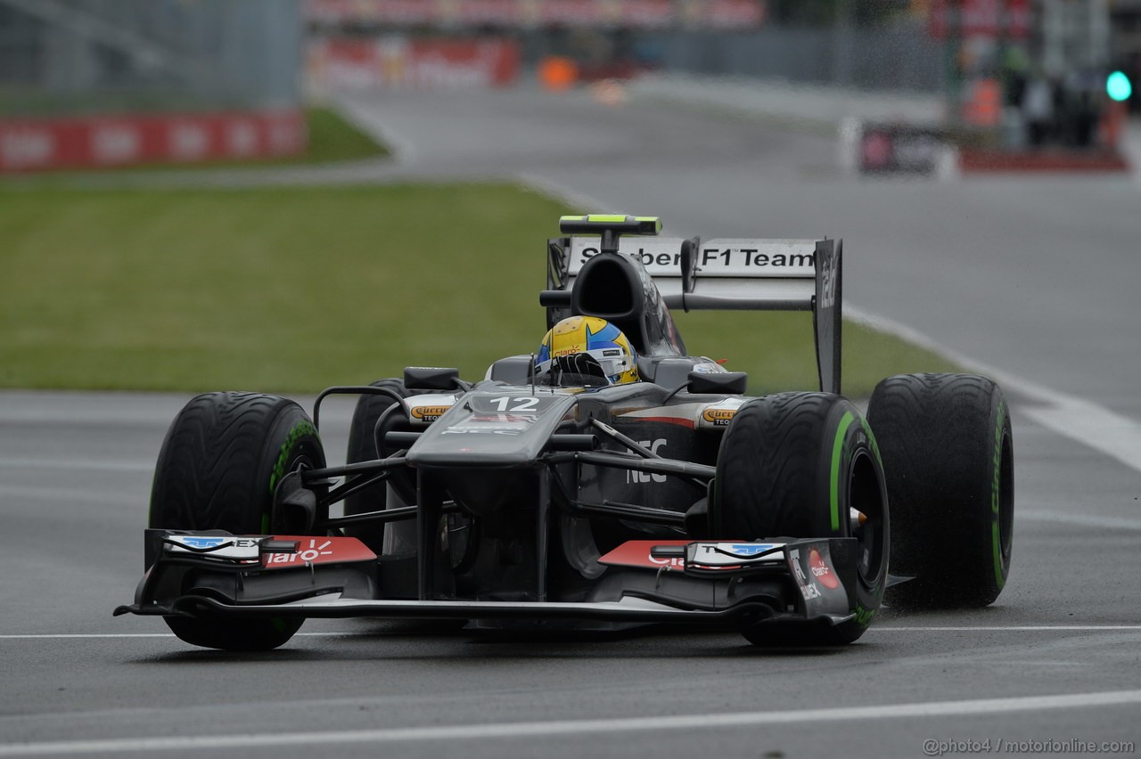 GP CANADA, 07.06.2013- Prove Libere 1, Esteban Gutierrez (MEX), Sauber F1 Team C32 