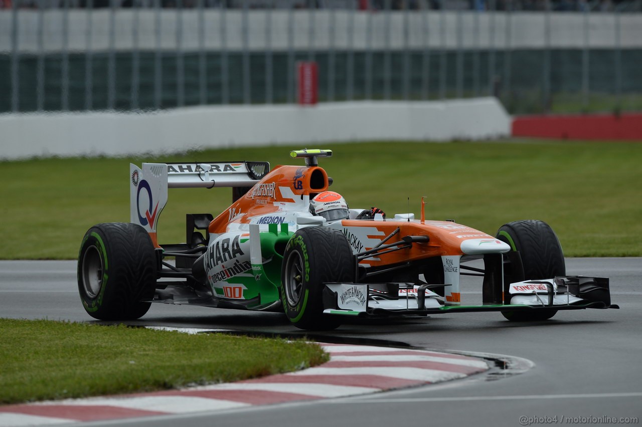 GP CANADA, 07.06.2013- Prove Libere 1, Adrian Sutil (GER), Sahara Force India F1 Team VJM06 