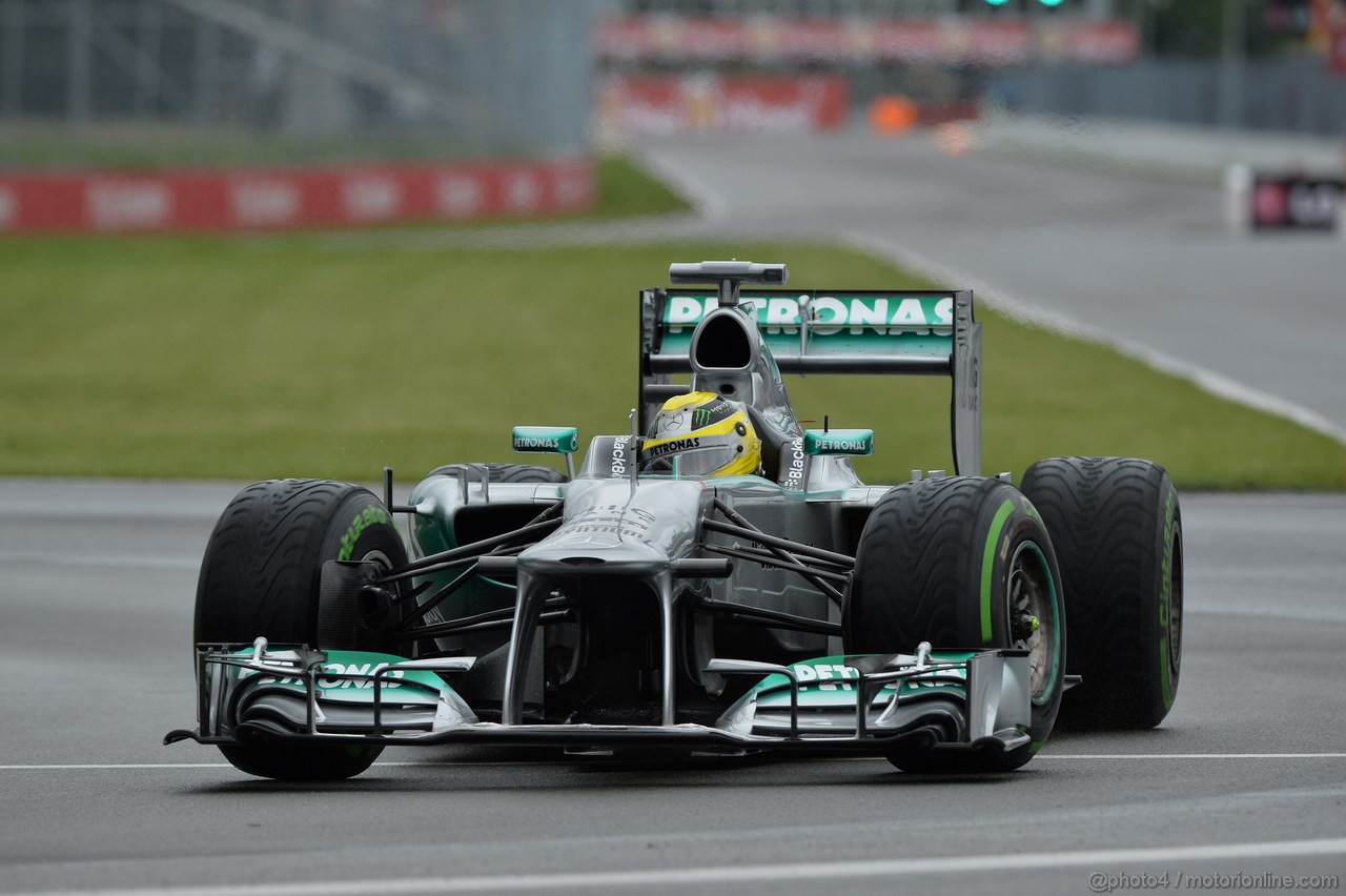 GP CANADA, 07.06.2013- Prove Libere 1, Nico Rosberg (GER) Mercedes AMG F1 W04