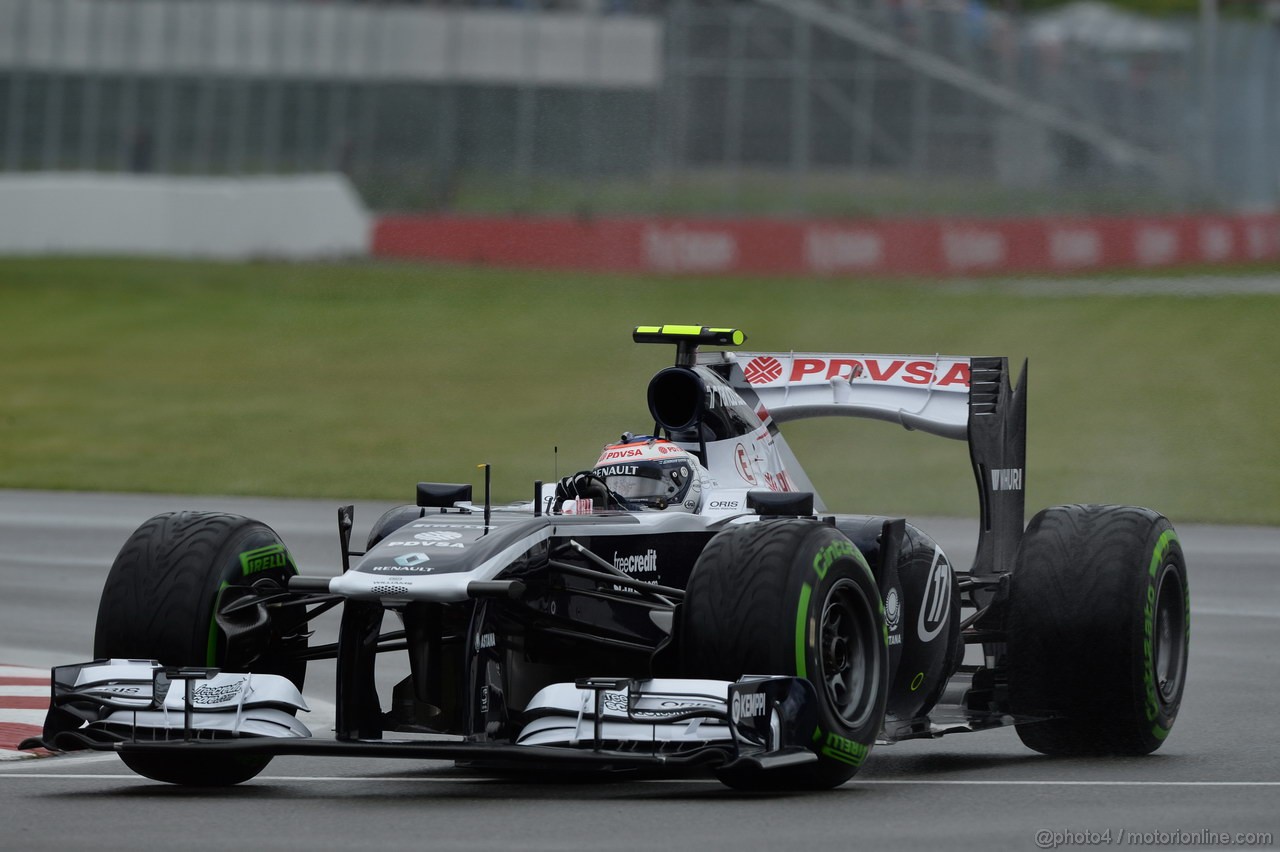 GP CANADA, 07.06.2013- Prove Libere 1, Valtteri Bottas (FIN), Williams F1 Team FW35 