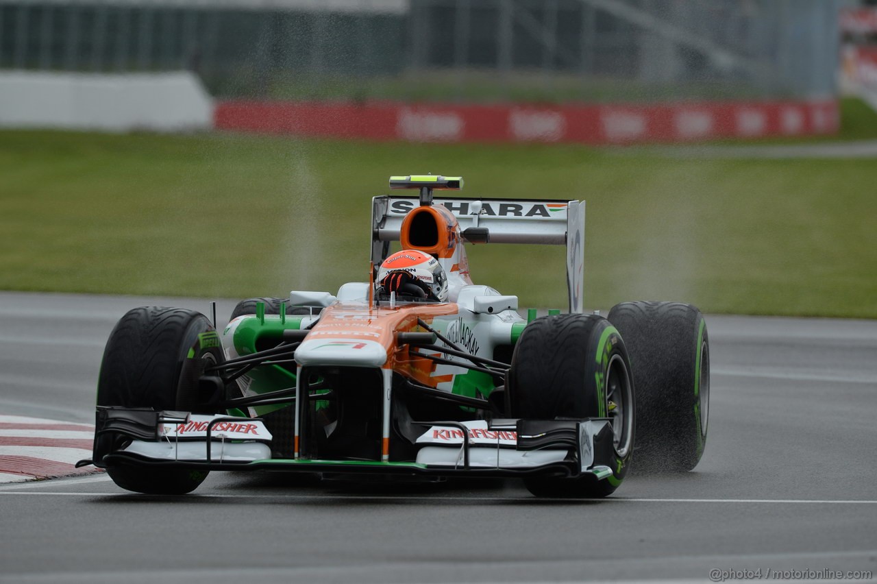 GP CANADA, 07.06.2013- Prove Libere 1, Adrian Sutil (GER), Sahara Force India F1 Team VJM06 