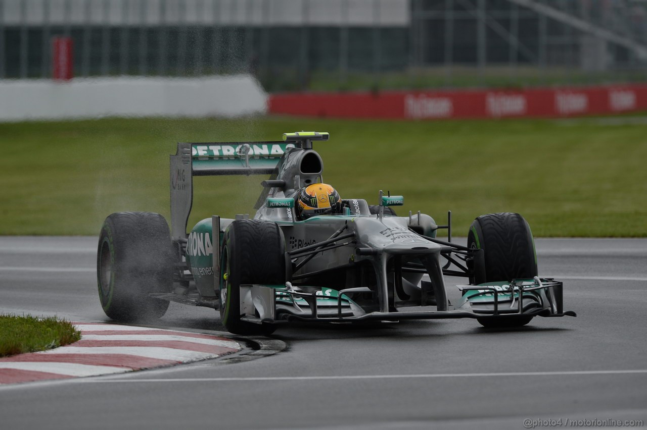 GP CANADA, 07.06.2013- Prove Libere 1, Lewis Hamilton (GBR) Mercedes AMG F1 W04